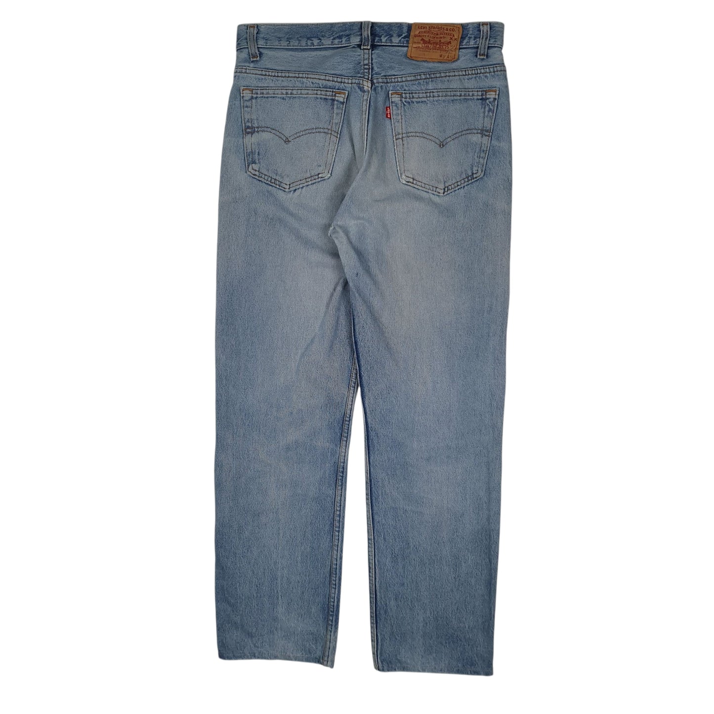 LEVIS 501 Jeans Original Fit Blue Denim Trousers Mens Vintage 90s W33 L30
