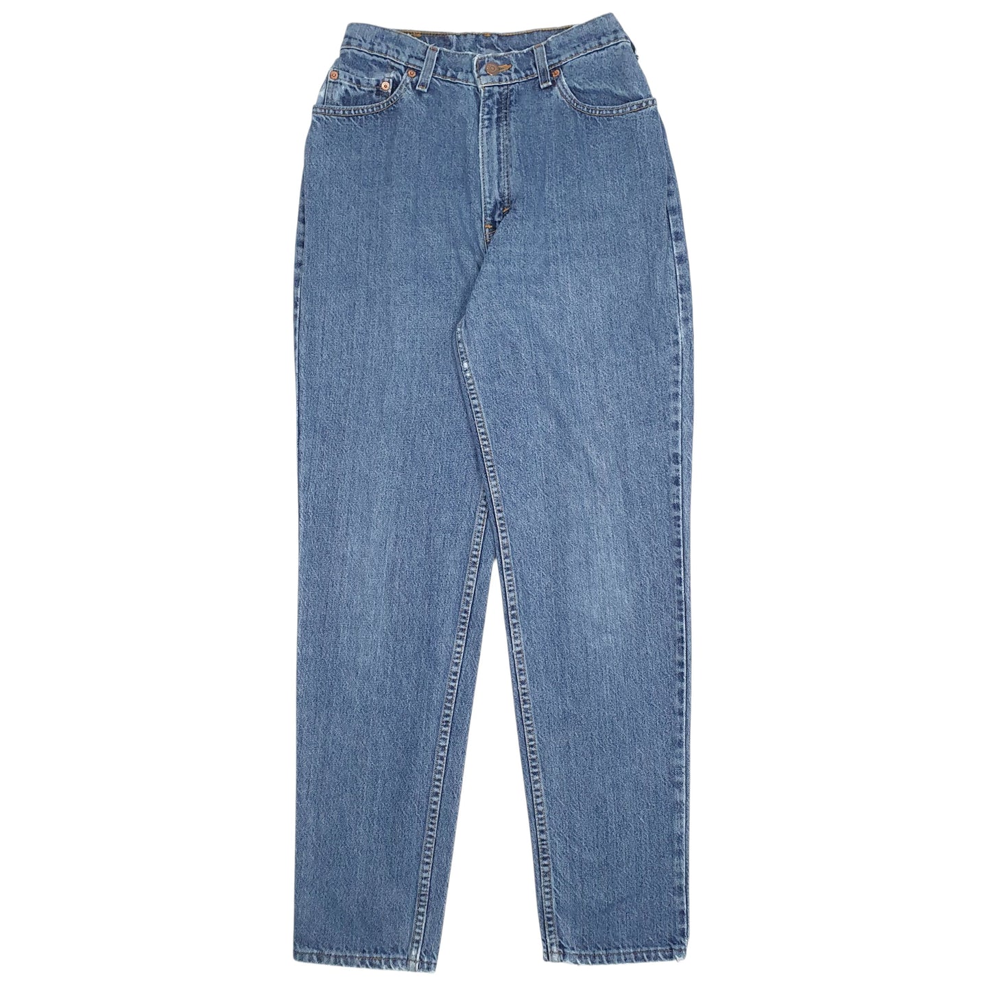 LEVIS Jeans Regular Fit Blue Denim Trousers Womens UK8