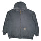 CARHARTT Full Zip Hoodie K122 Jumper Sweatshirt Mens XXXLT