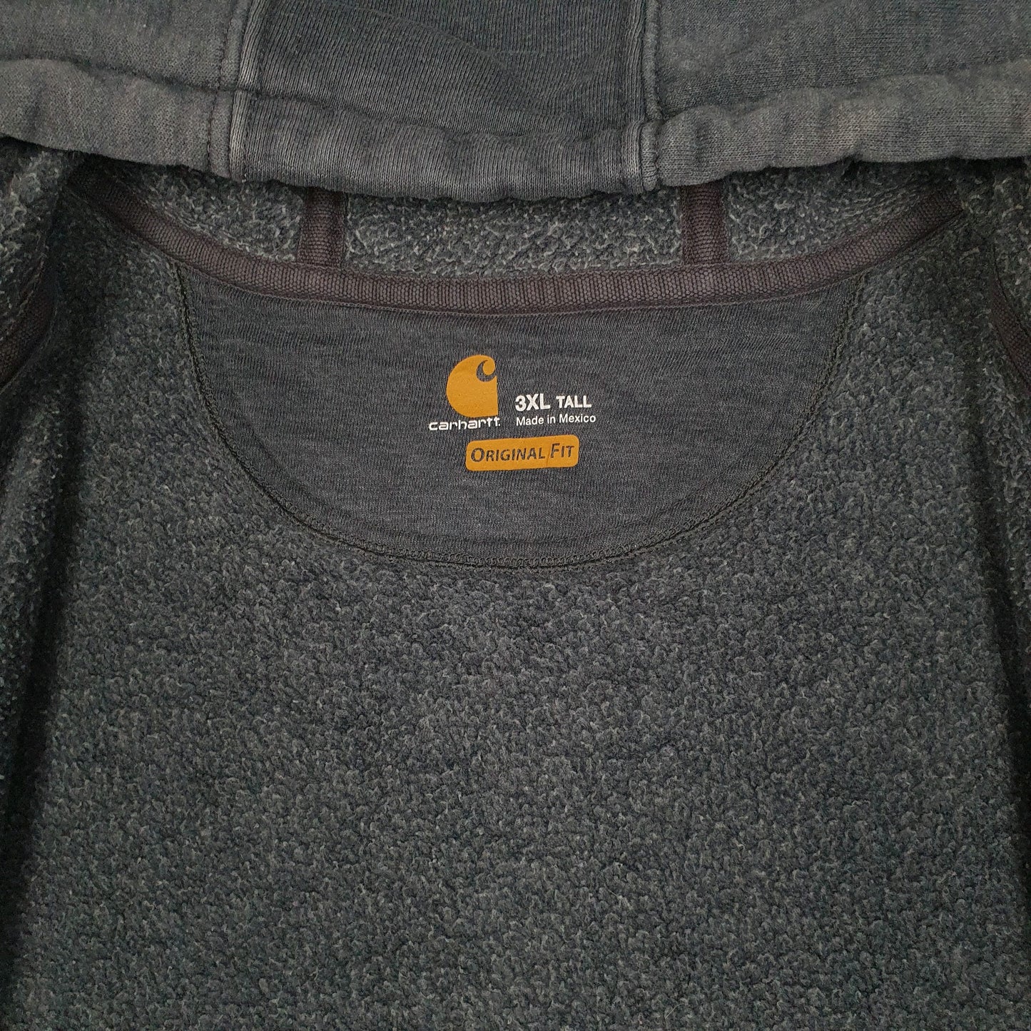 CARHARTT Full Zip Hoodie K122 Jumper Sweatshirt Mens XXXLT