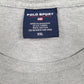 POLO RALPH LAUREN Polo Sport Vintage 90s Grey T Shirt Tee Short Sleeve Cotton Mens XXL