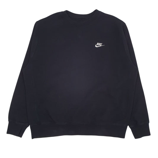 NIKE Crewneck Cotton Blend Jumper Sweatshirt Mens L