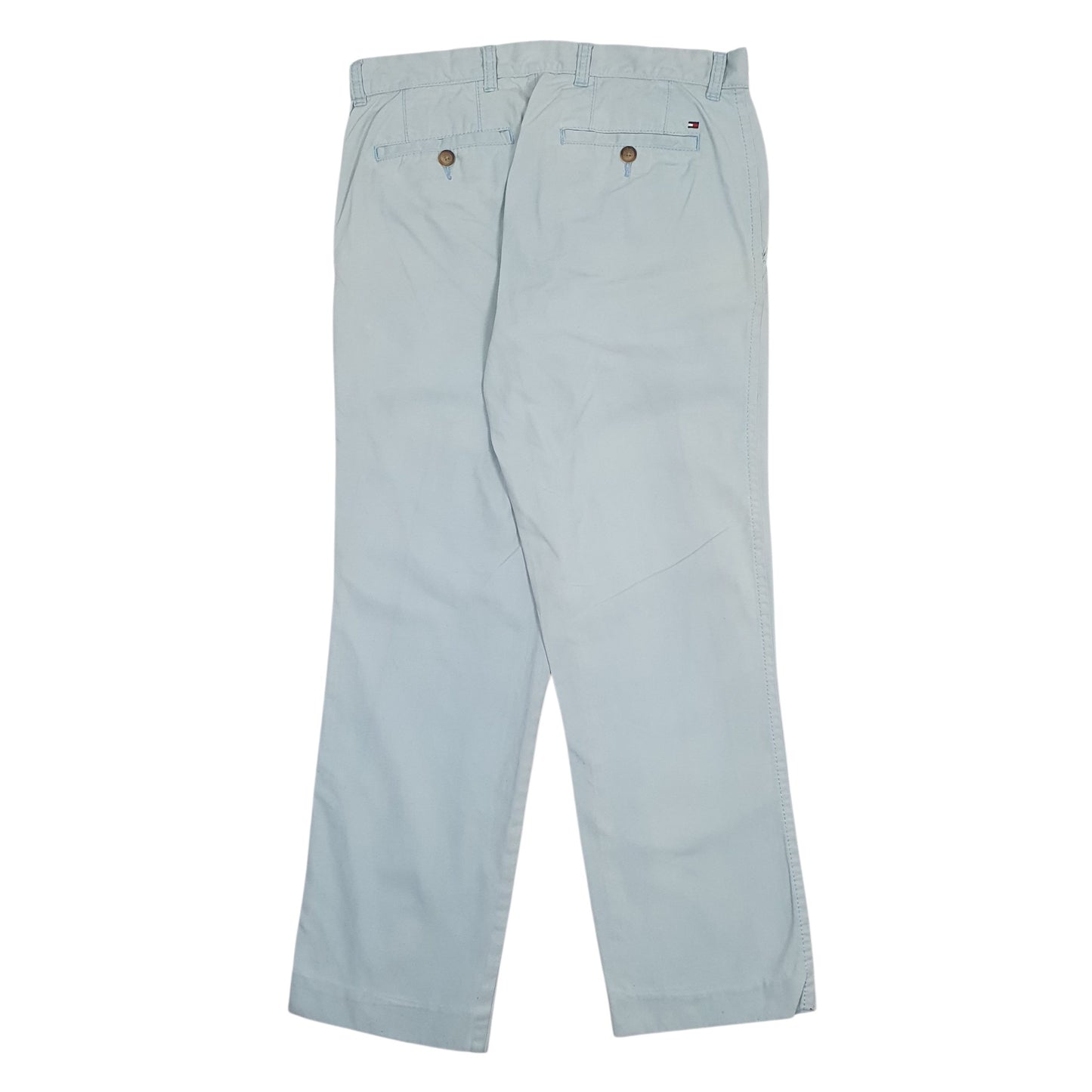 TOMMY HILFIGER Chino Trousers Blue Mens W30 L29