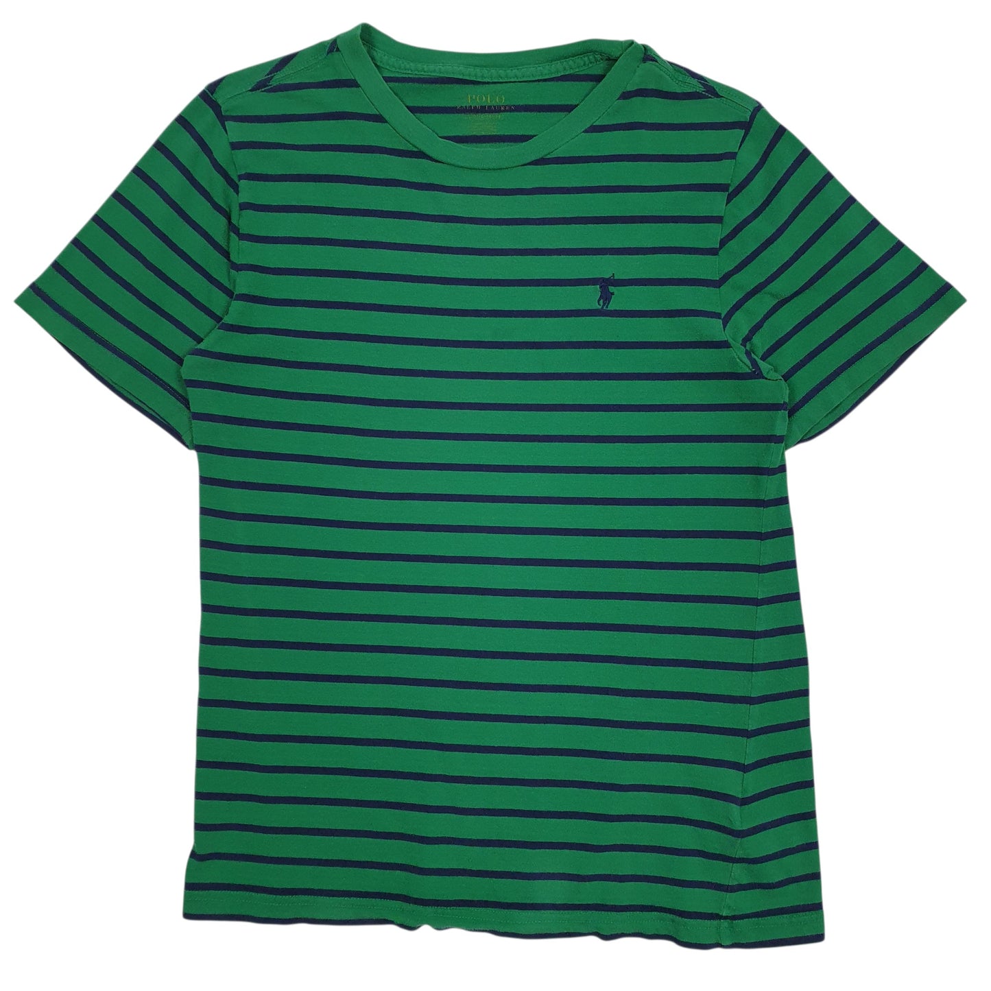 POLO RALPH LAUREN Green T Shirt Tee Short Sleeve Cotton Mens XS
