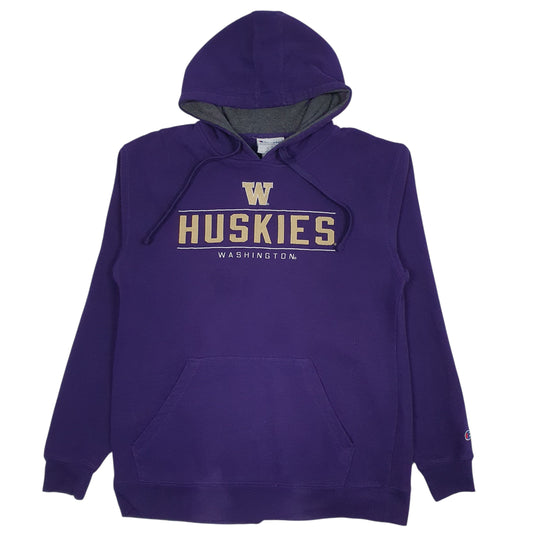 CHAMPION Hoodie Washington Huskies Jumper Sweatshirt Mens M