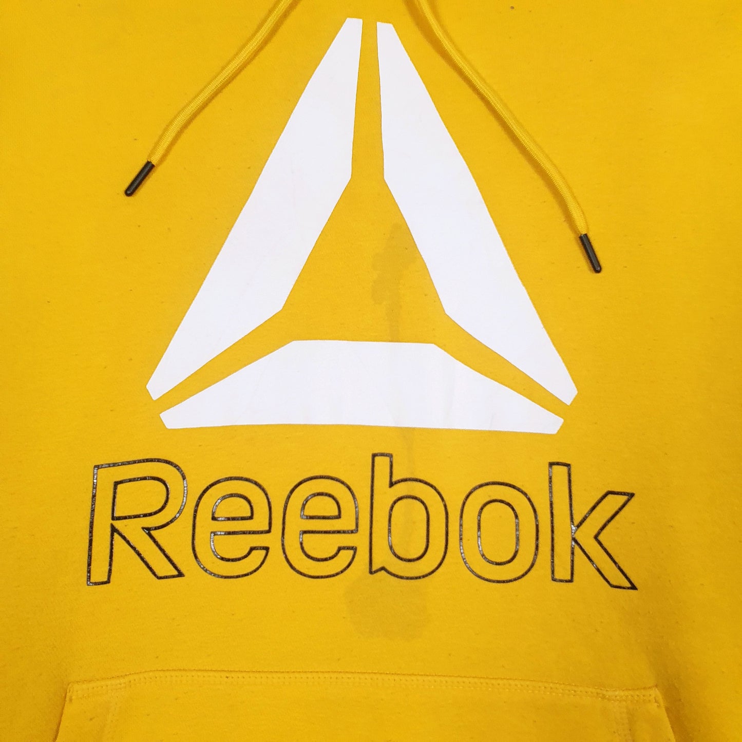 REEBOK Hoodie Spellout Jumper Sweatshirt Mens XL