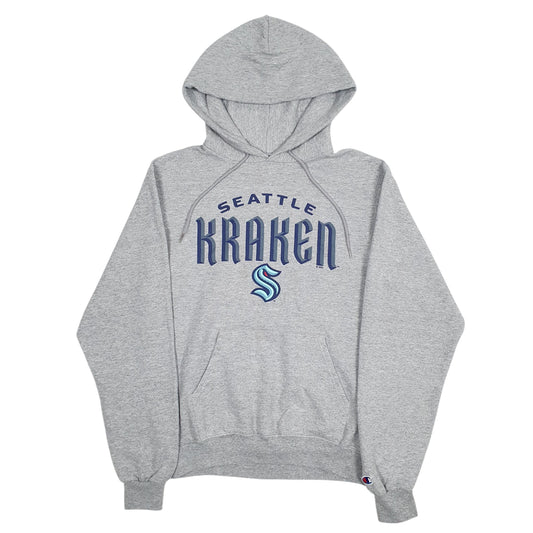 CHAMPION Hoodie NHL Seattle Kraken Jumper Sweatshirt Mens S
