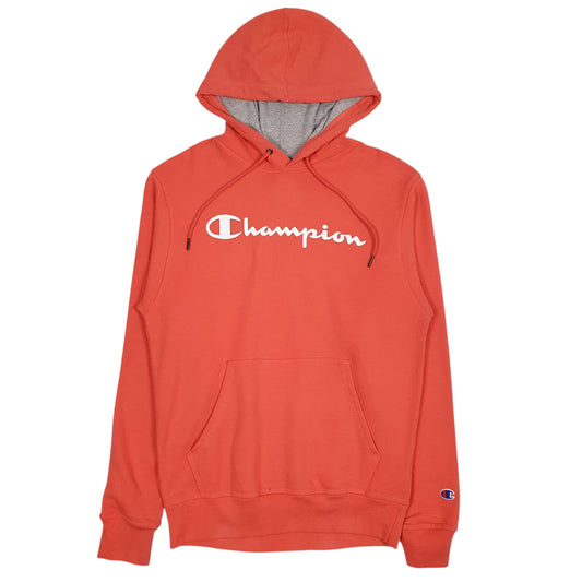 CHAMPION Hoodie Spellout Jumper Sweatshirt Mens S