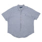 RALPH LAUREN Blue Gingham Shirt Classic Fit Short Sleeve Casual Cotton Mens XXL