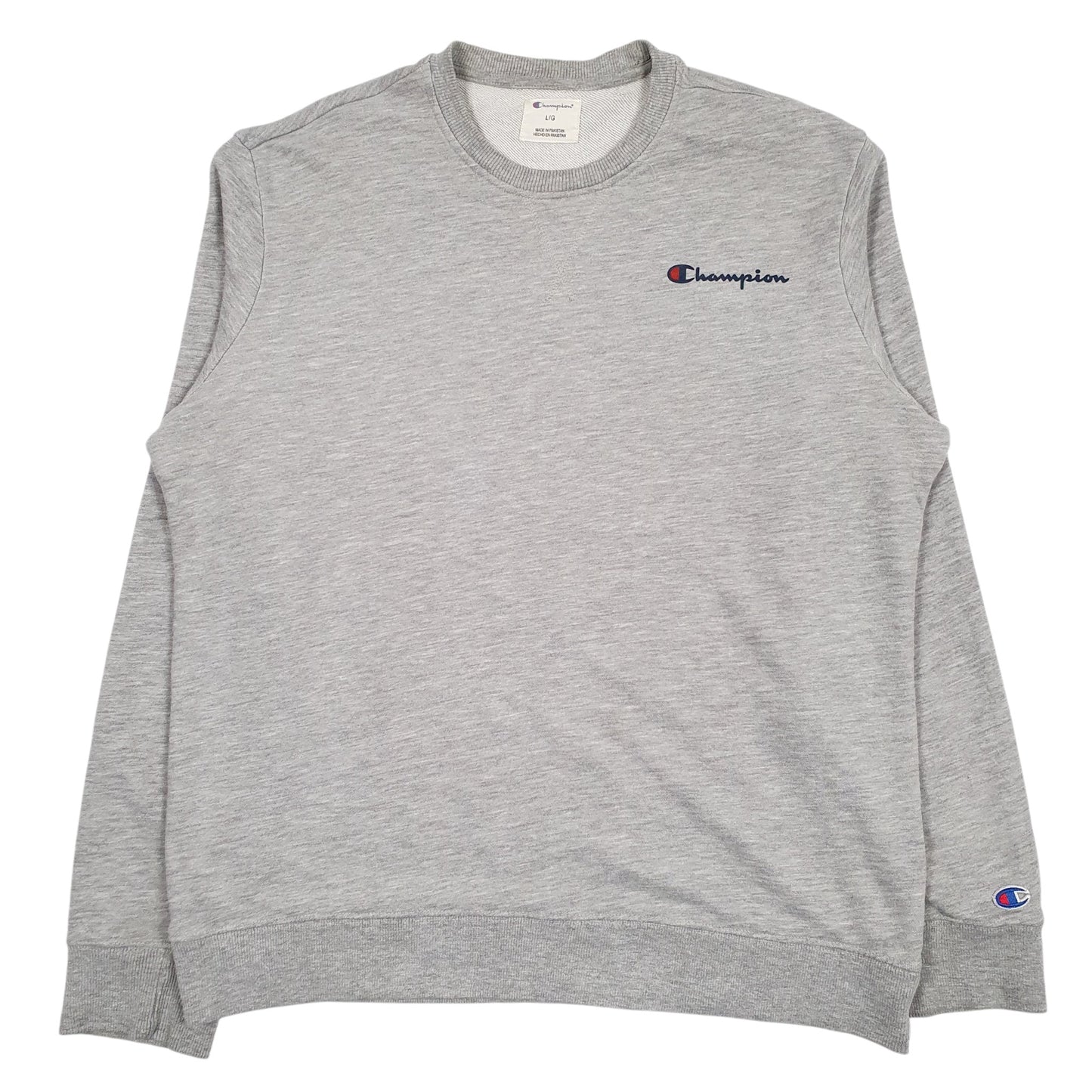 CHAMPION Crewneck Cotton Blend Jumper Sweatshirt Mens L