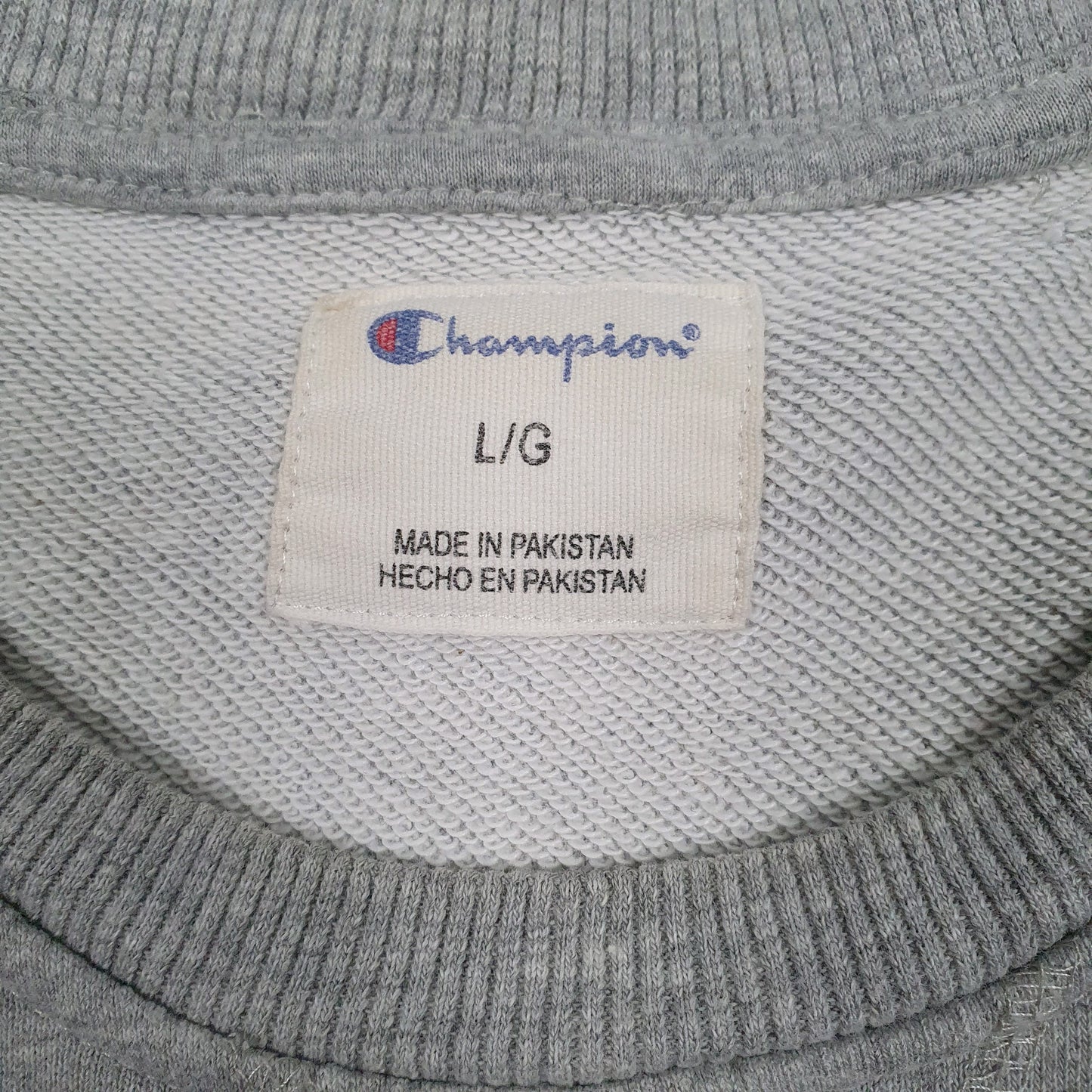 CHAMPION Crewneck Cotton Blend Jumper Sweatshirt Mens L