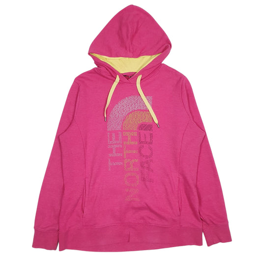 THE NORTH FACE Hoodie Spellout Jumper Sweatshirt Womens XL