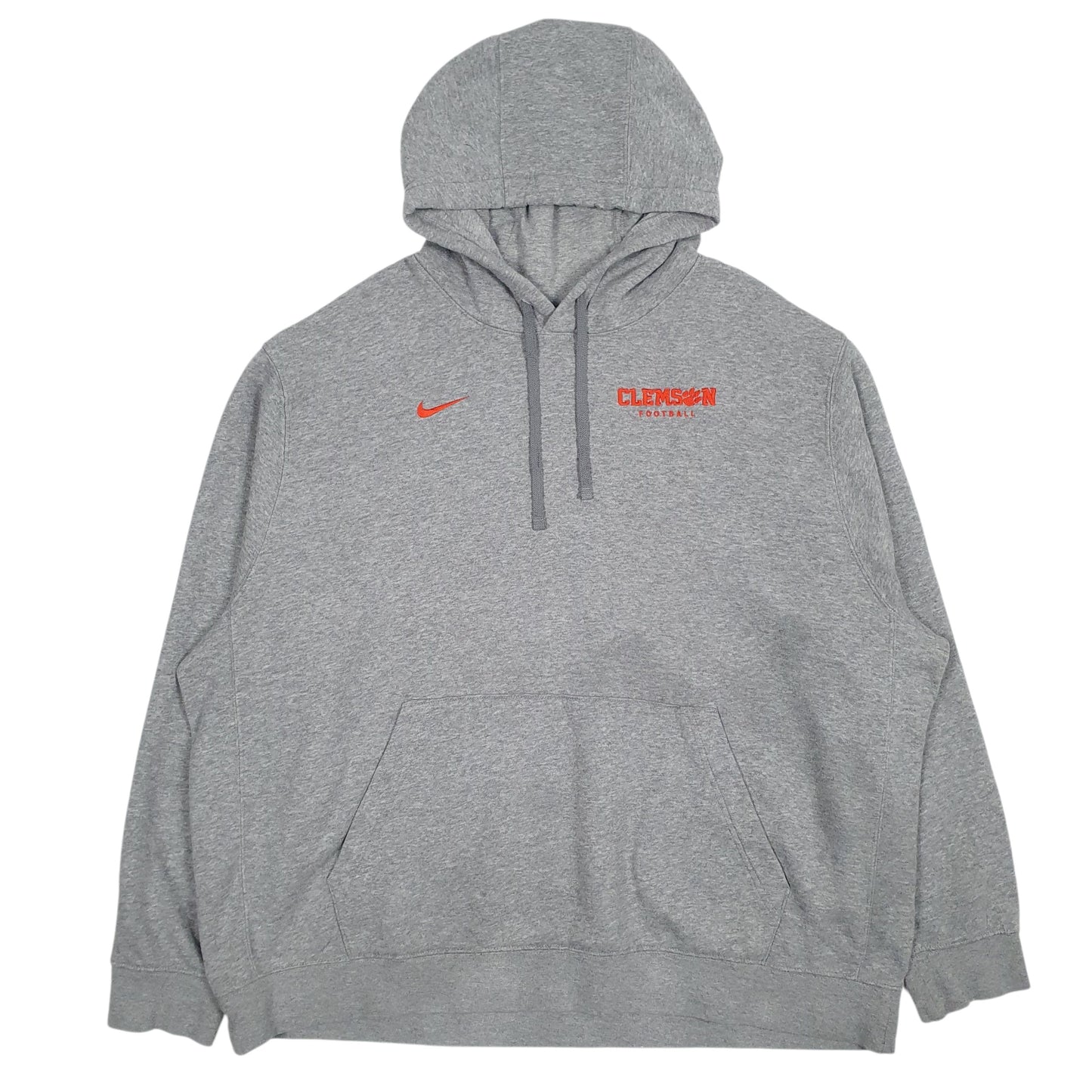 NIKE Hoodie Clemson Football Jumper Sweatshirt Mens XXL
