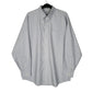 L.L.BEAN Blue Striped Shirt Long Sleeve Casual Cotton Mens M