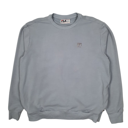 FILA Crewneck Cotton Blend Jumper Sweatshirt Mens L