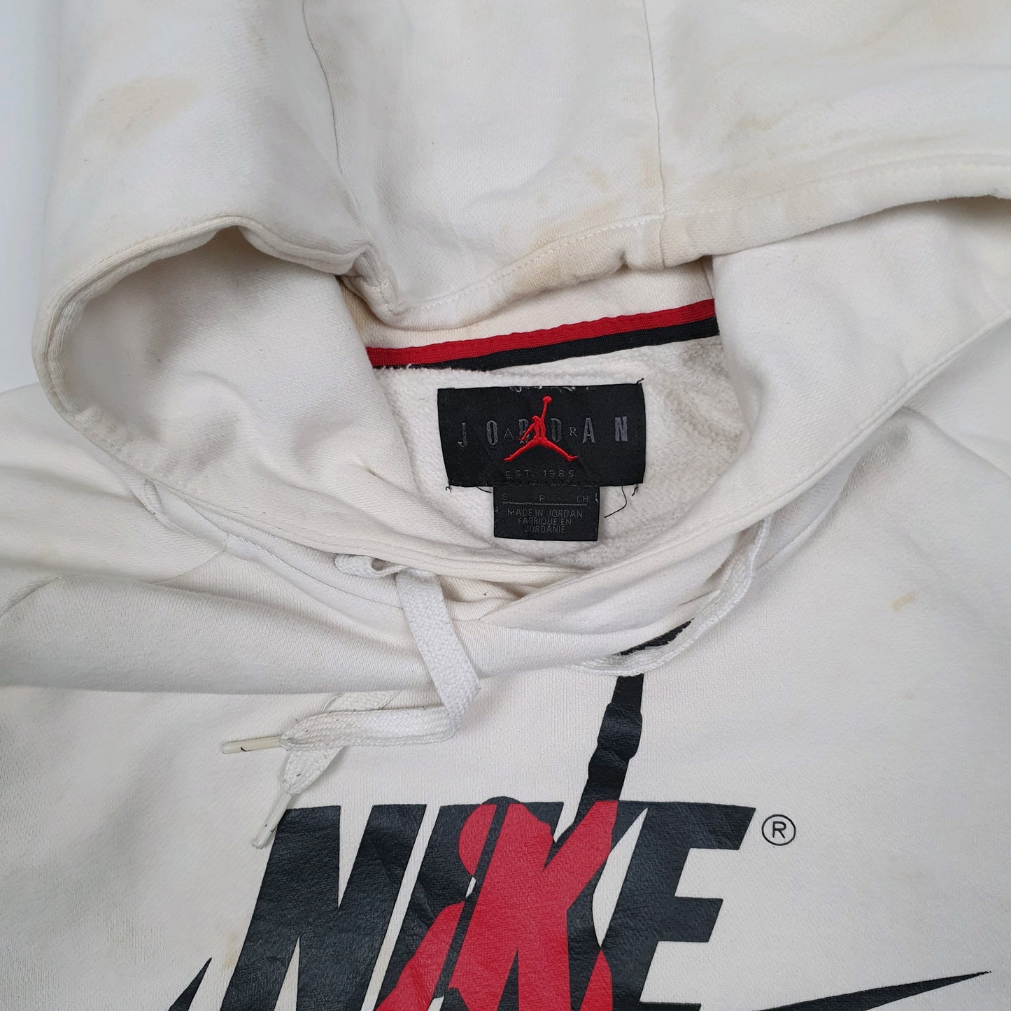 NIKE AIR JORDAN Hoodie Basketball Jumper Sweatshirt Mens S