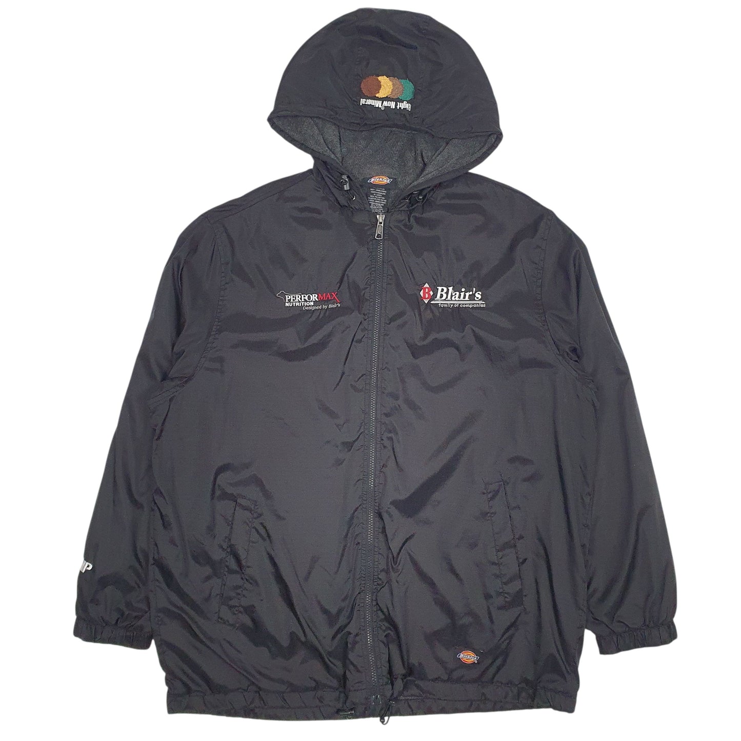 DICKIES Windbreaker Jacket Coat Fleece Lined Mens L