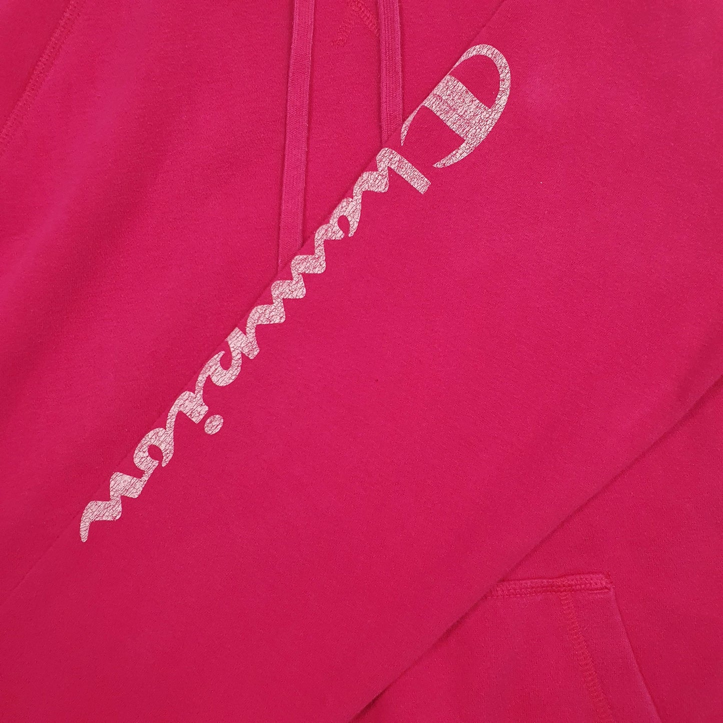 CHAMPION Hoodie Cotton Blend Jumper Sweatshirt Womens L