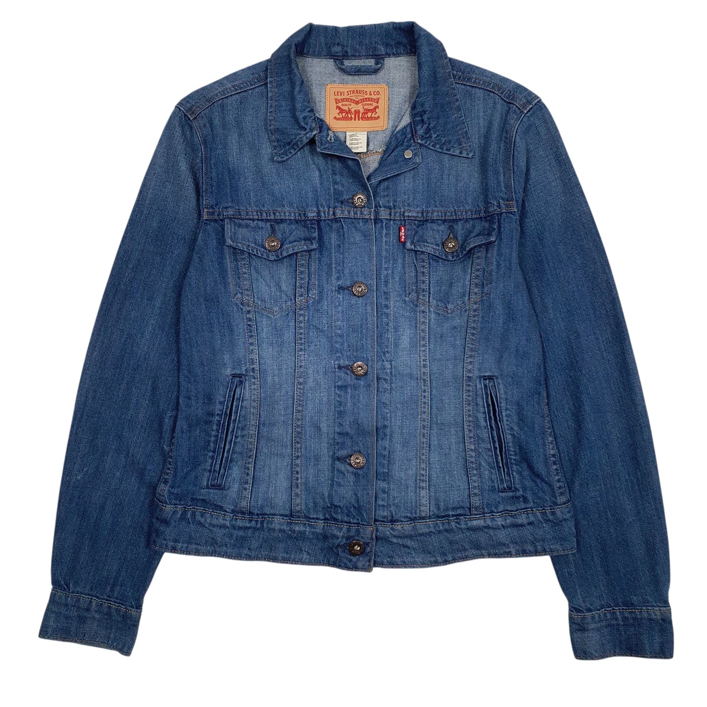 LEVIS Denim Jacket Coat Type 3 Trucker Womens M