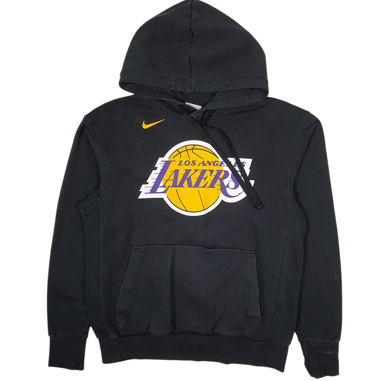 NIKE Hoodie NBA Los Angeles Lakers Basketball Jumper Sweatshirt Mens S