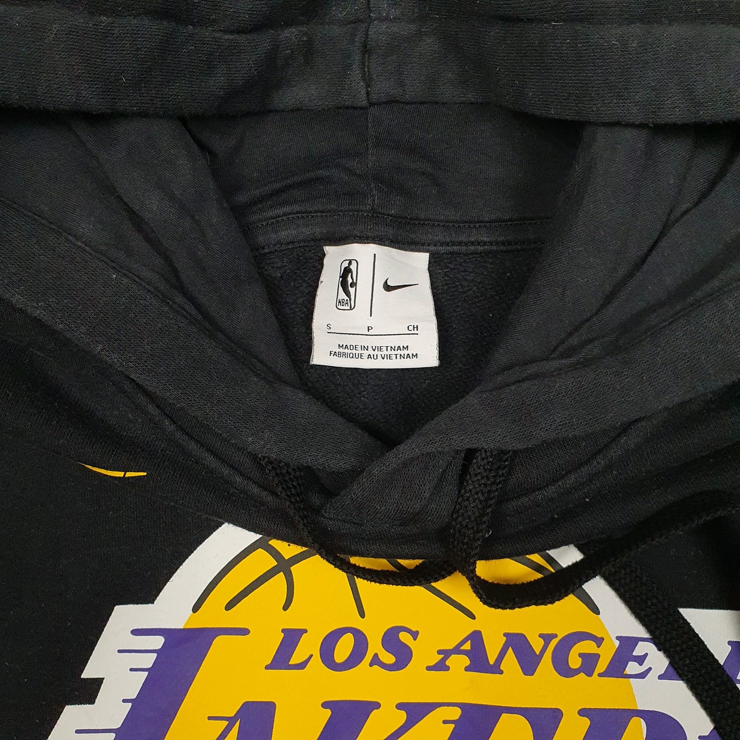 NIKE Hoodie NBA Los Angeles Lakers Basketball Jumper Sweatshirt Mens S