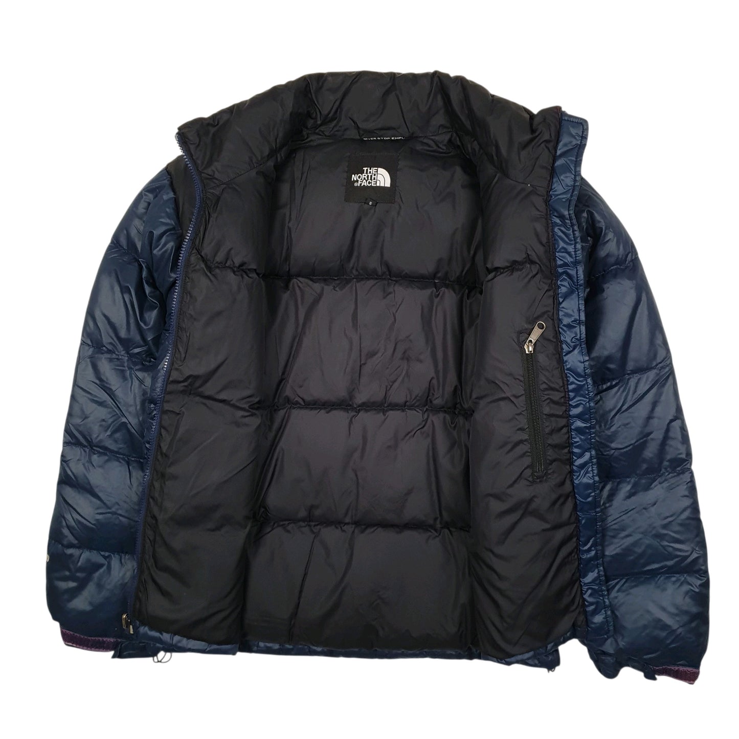 THE NORTH FACE Puffer Jacket Coat Insulated Goose Down Nuptse Mens S