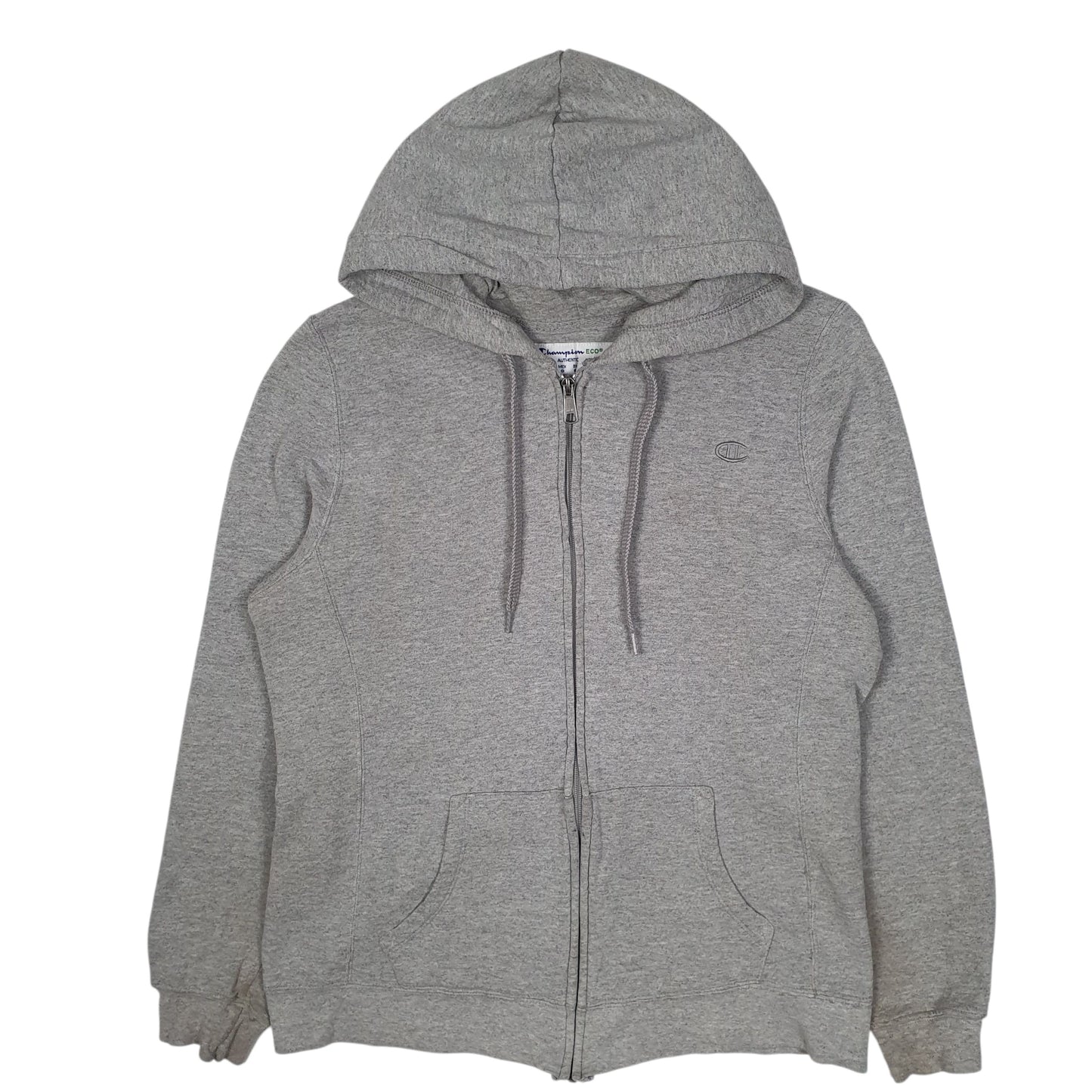 CHAMPION Full Zip Hoodie Jumper Sweatshirt Womens L