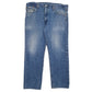 LEVIS 502 Jeans Regular Taper Fit Blue Denim Trousers Mens W40 L30