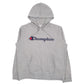 CHAMPION Hoodie Spellout Jumper Sweatshirt Mens L