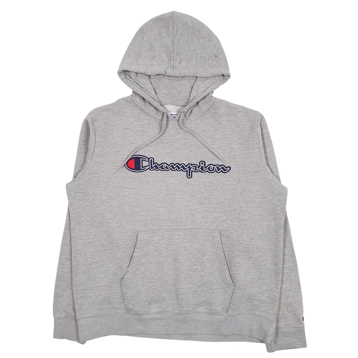 CHAMPION Hoodie Spellout Jumper Sweatshirt Mens L
