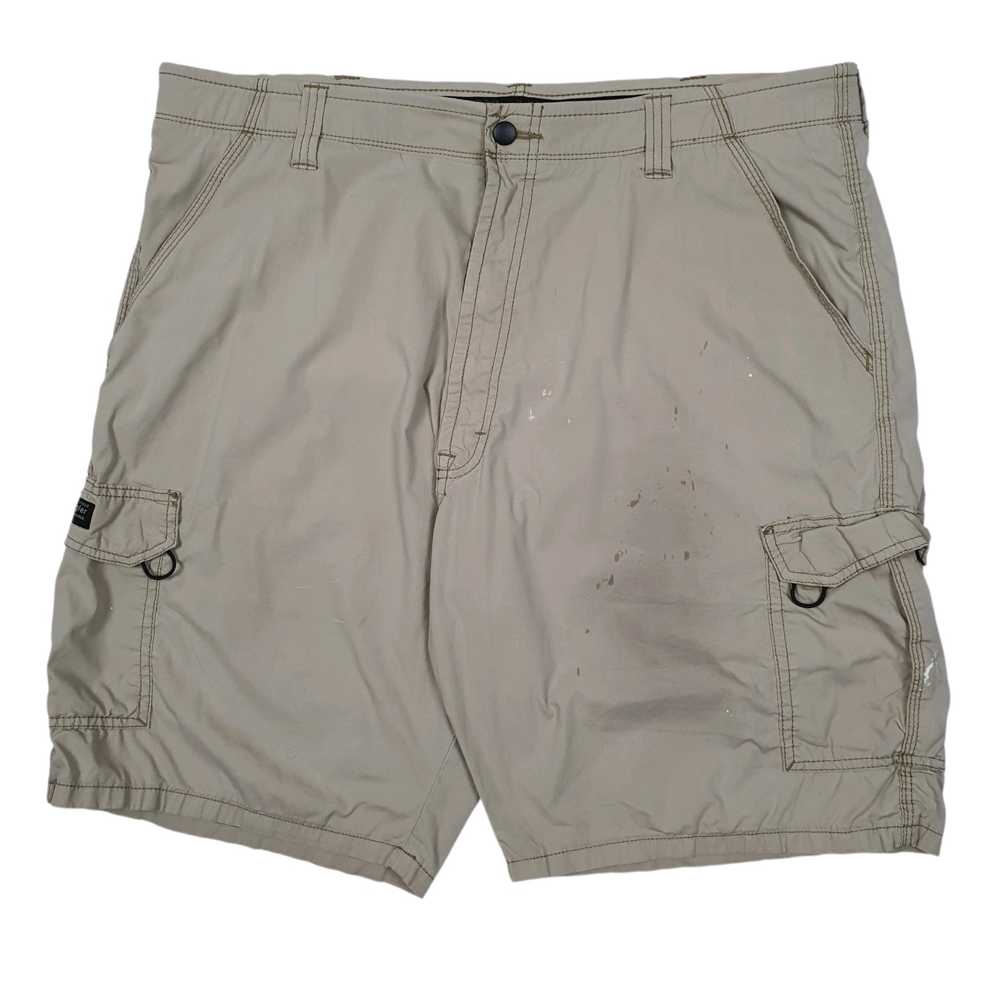 WRANGLER Beige Cargo Workwear Cotton Blend Shorts Mens W40