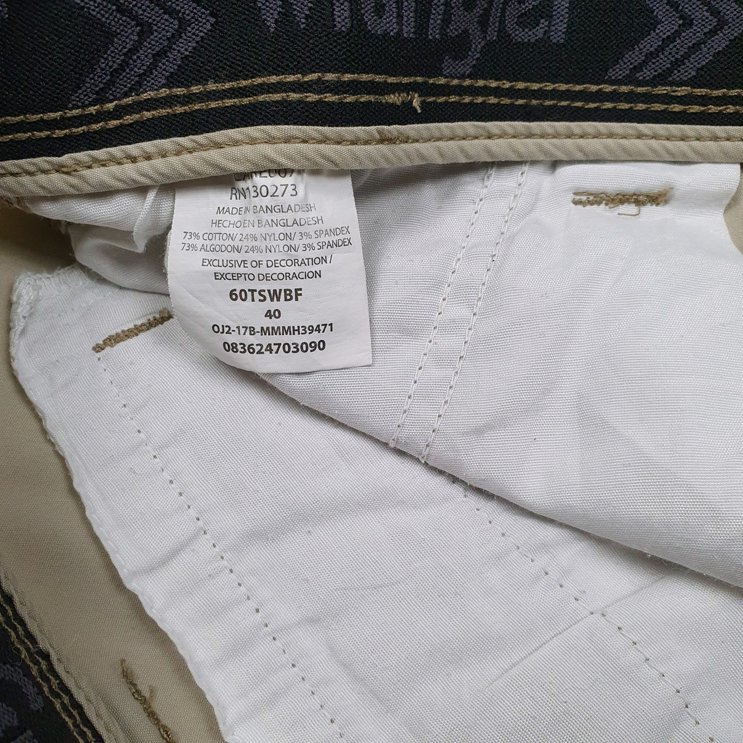 WRANGLER Beige Cargo Workwear Cotton Blend Shorts Mens W40