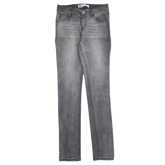 LEVIS Casual Jeans Skinny Fit Grey Denim Trousers Womens UK10