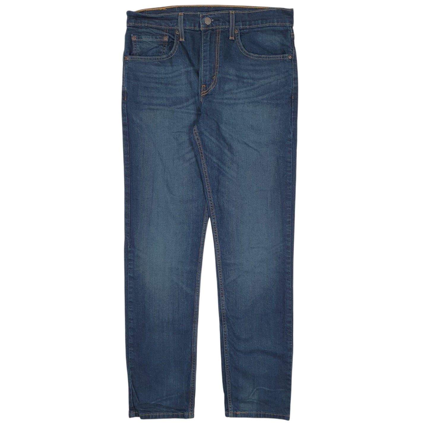 LEVIS 502 Jeans Regular Taper Fit Blue Denim Trousers Mens W32 L32