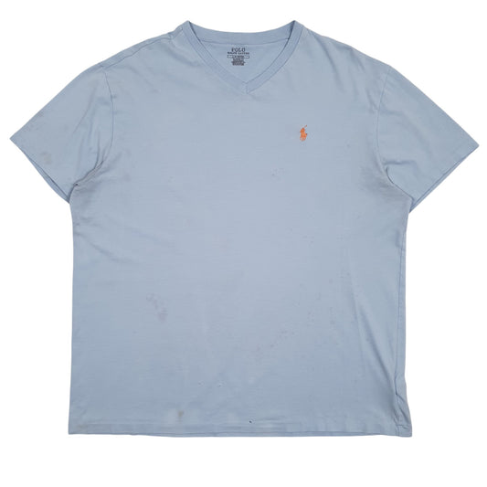 POLO RALPH LAUREN Blue T Shirt Tee Short Sleeve Cotton Mens L