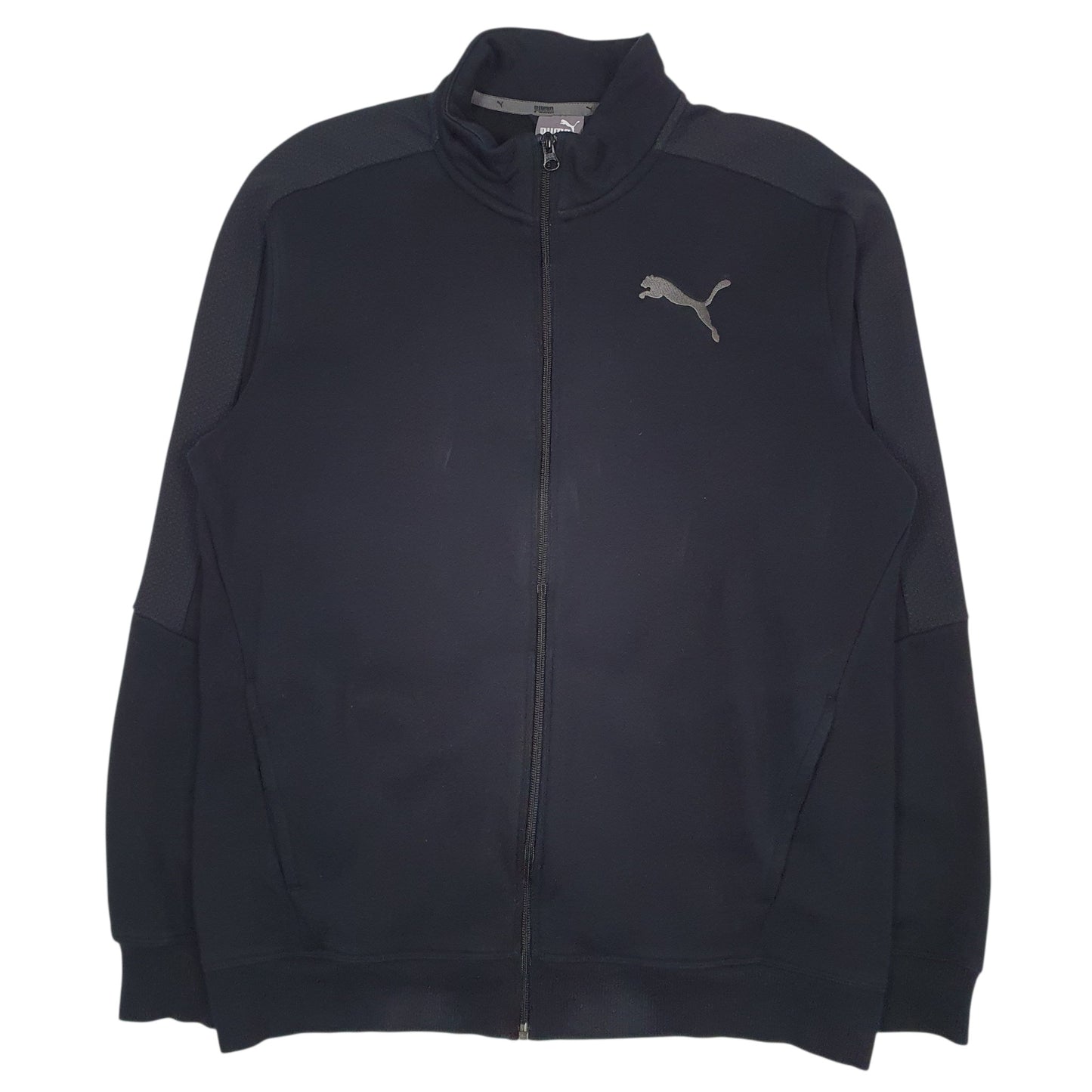 PUMA Full Zip Cotton Blend Jumper Sweatshirt Mens M