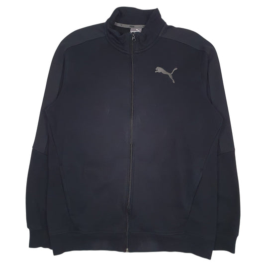 PUMA Full Zip Cotton Blend Jumper Sweatshirt Mens M