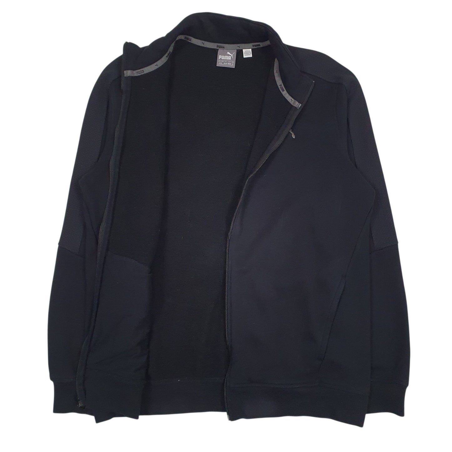 PUMA Full Zip Cotton Blend Jumper Sweatshirt Mens M
