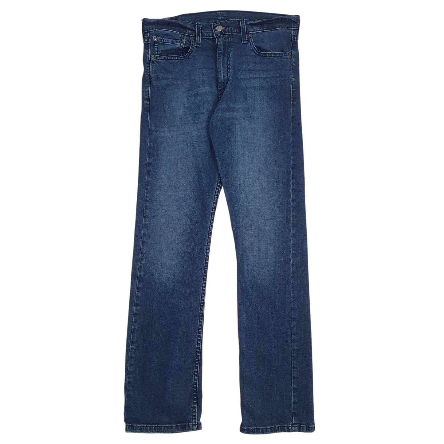 LEVIS 513 Jeans Slim Straight Fit Blue Denim Trousers Mens W32 L32