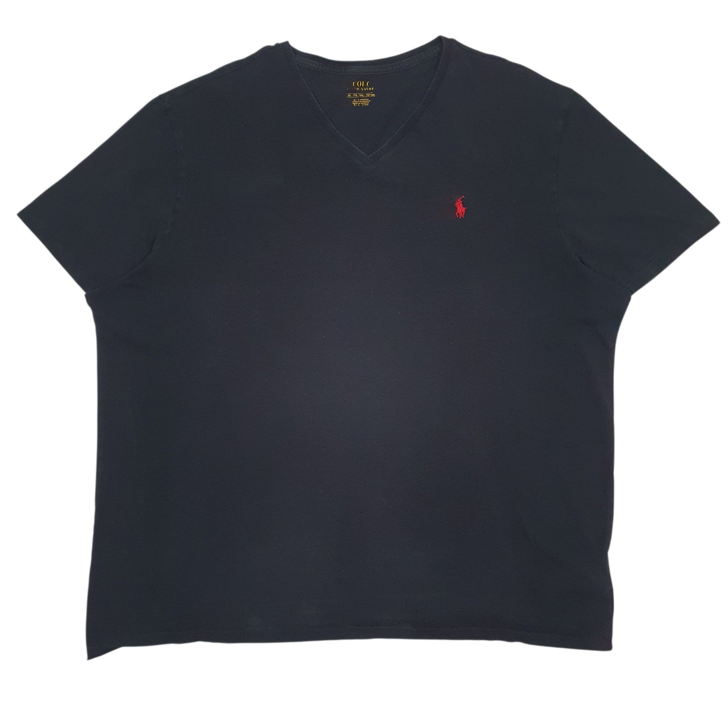 POLO RALPH LAUREN Black T Shirt Tee Short Sleeve Cotton Mens XXL
