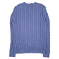 POLO RALPH LAUREN Crewneck Cable Knit Jumper Sweatshirt Mens M