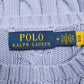 POLO RALPH LAUREN Crewneck Cable Knit Jumper Sweatshirt Mens M