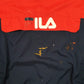 FILA Windbreaker Jacket Coat Half Zip Pullover Mens S