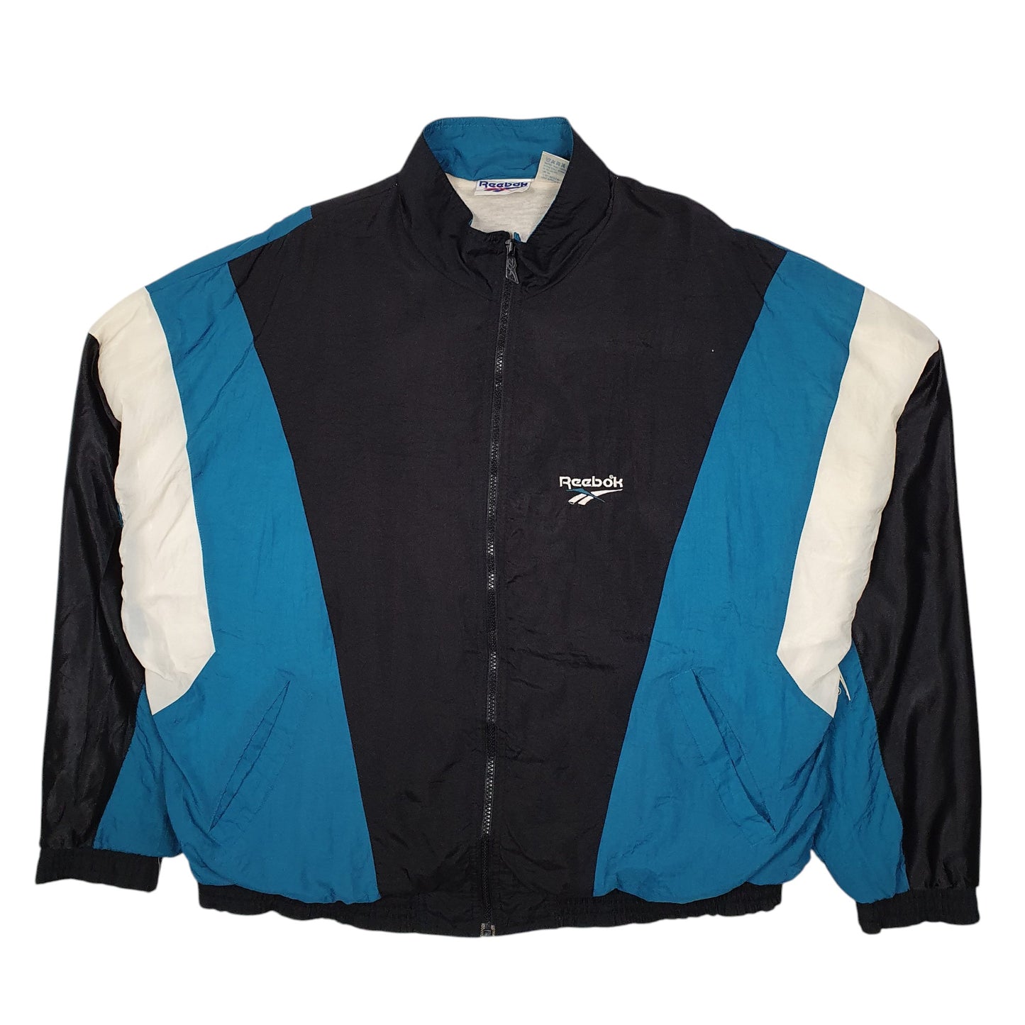 REEBOK Windbreaker Jacket Coat Vintage 90s Mens L