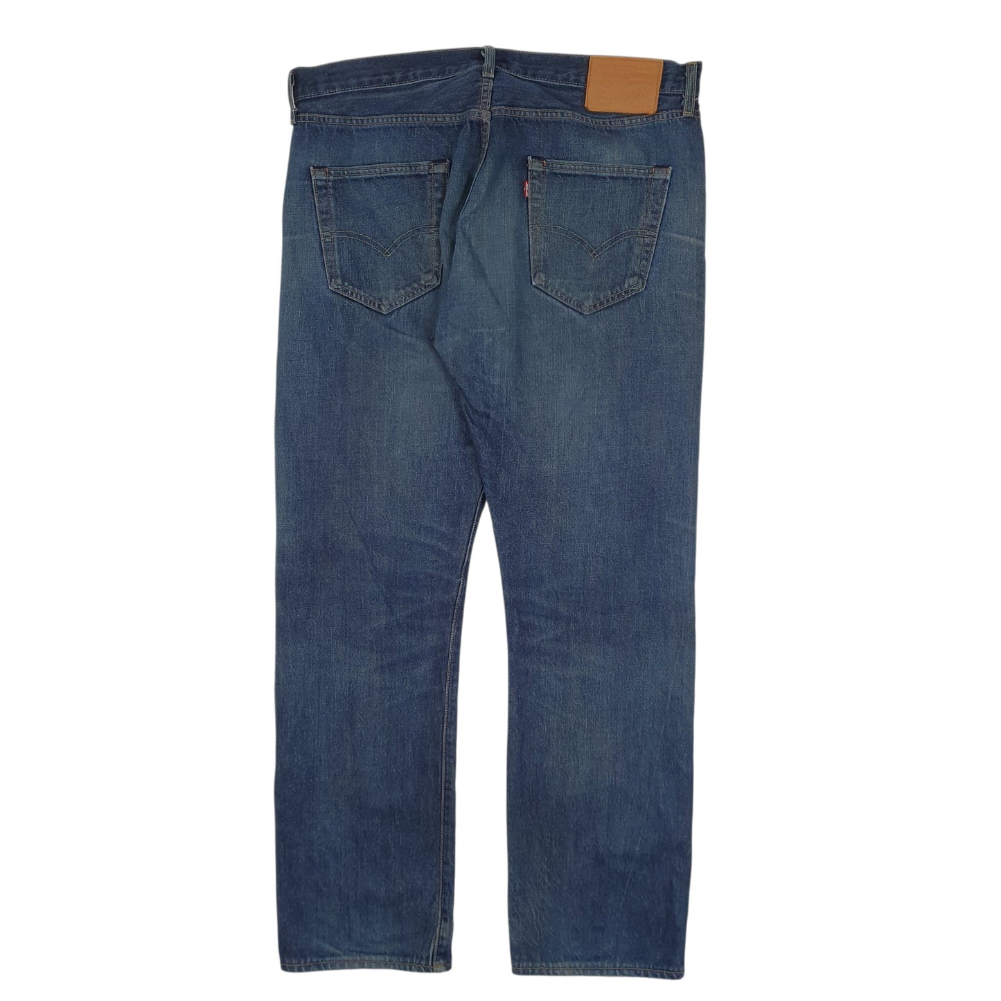LEVIS 501 Jeans Original Fit Blue Denim Trousers Mens W36 L32