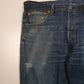LEVIS 501 Jeans Original Fit Blue Denim Trousers Mens W36 L32