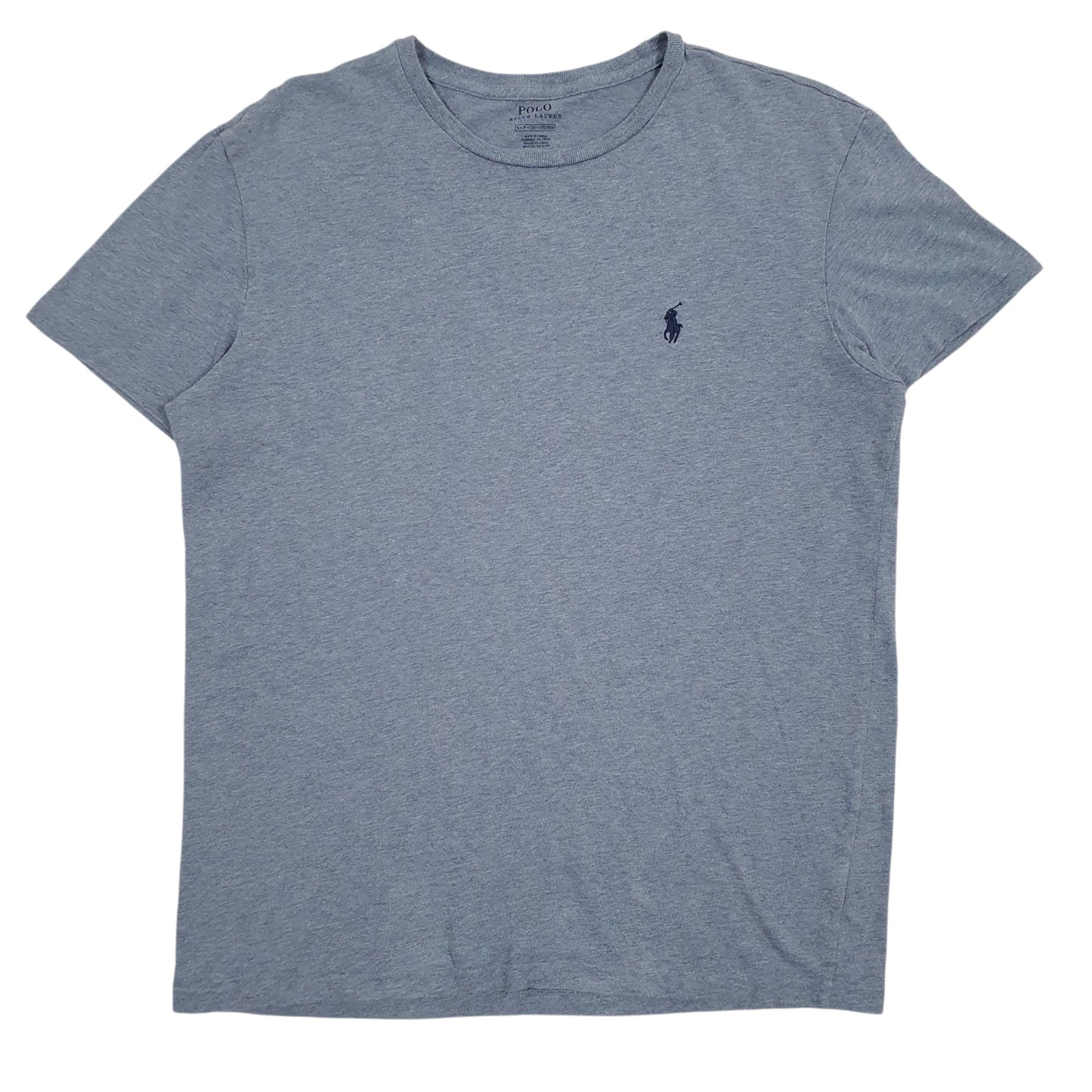 POLO RALPH LAUREN Blue T Shirt Tee Short Sleeve Cotton Mens S