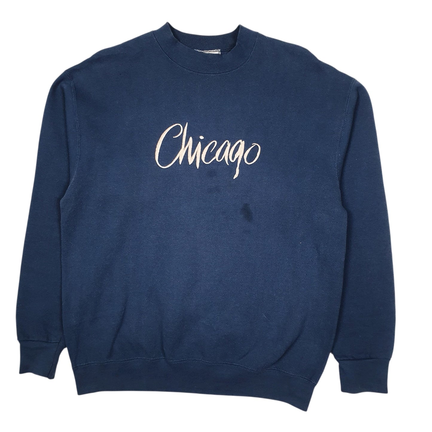 LEE Crewneck Vintage 90s Chicago Jumper Sweatshirt Mens M