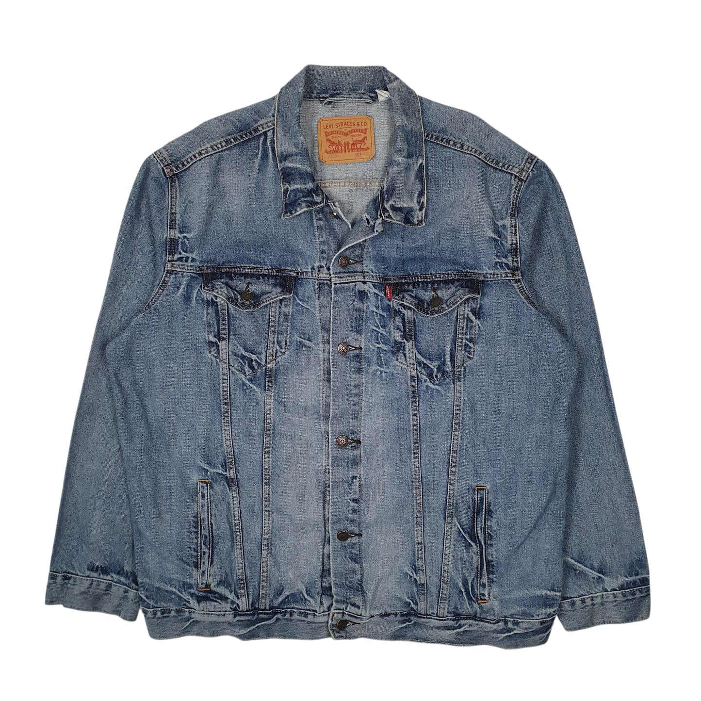 LEVIS Denim Jacket Coat Type 3 Trucker Mens XXXL