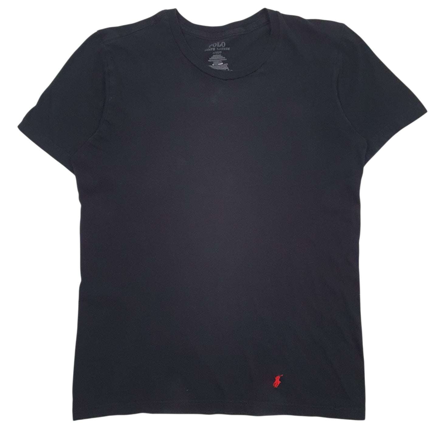 POLO RALPH LAUREN Black T Shirt Tee Short Sleeve Cotton Mens S